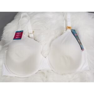 NEW Vanity Fair Effortless Underwire Bra VF-78165 Star White size 38DD